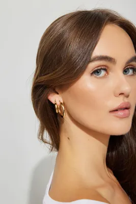 Ensemble de 3 paires d’anneaux d’oreilles