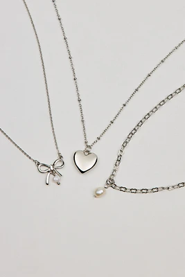 Ensemble de 3 colliers à boucle