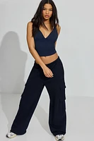 Deep Plunge Sleek Cami Top