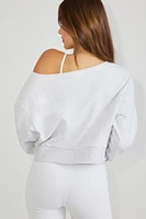 SoftTerry Off Shoulder Sweatshirt