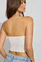 Pointelle Tube Top