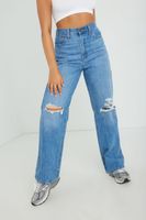 Jean LEVI’S droit déchiré à taille haute