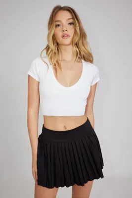 Sonia Seamless Plunge Tee