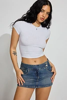 Crewneck Cropped T-Shirt