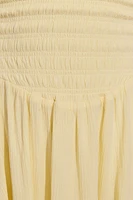 Ayla Halter Smocked Romper Dress