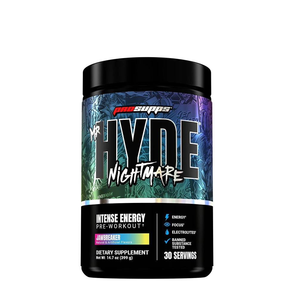 Pro Supps Nightmare - Intense Energy Pre-Workout Jawbreaker (30 Servings)
