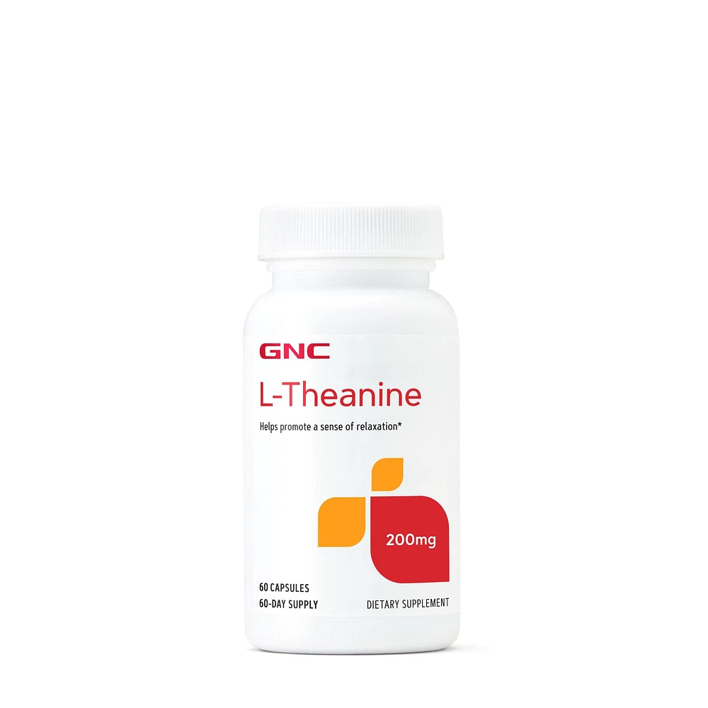GNC L-Theanine 200Mg - 60 Capsules (60 Servings)