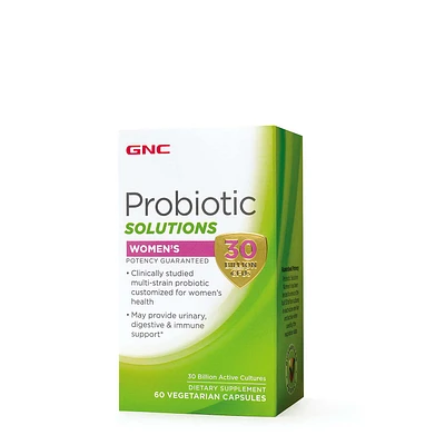 GNC Probiotic Solutions Women's Healthy - 30 Billion Cfus 60 Capsules (60 Servings)