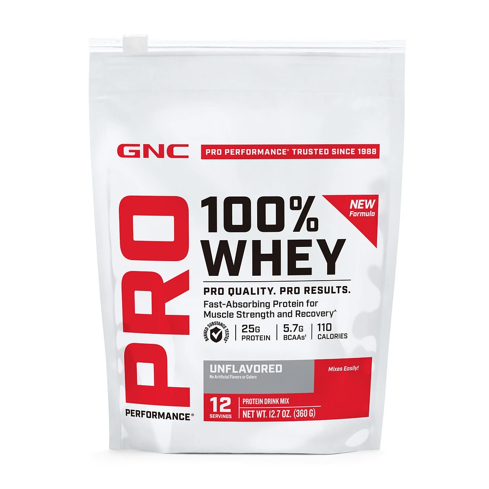 GNC Pro Performance 100% Whey Protein 2.0 Gluten-Free