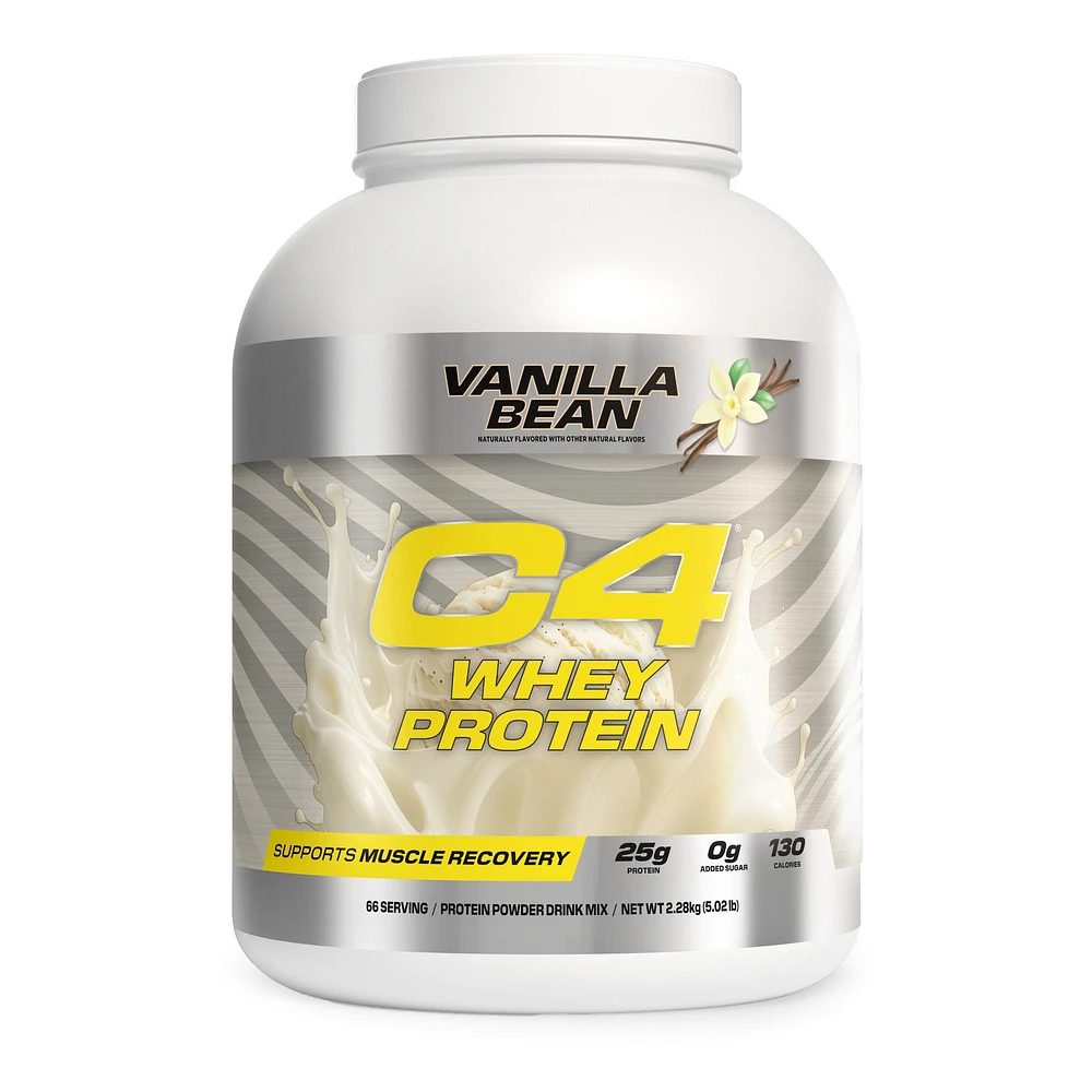 Cellucor C4 Whey Protein - Vanilla Bean (66 Servings) 5lbs
