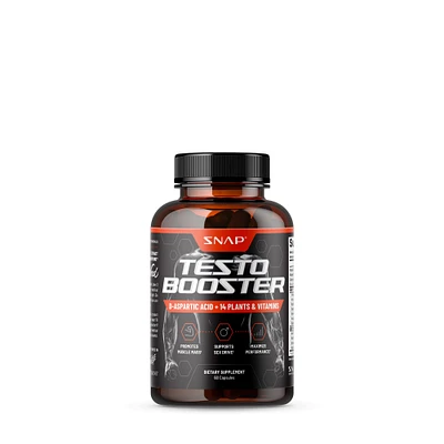 SNAP Supplements Testo Booster - 60 Capsules (20 Servings)