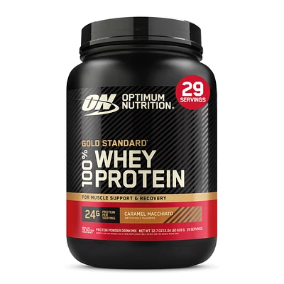 Optimum Nutrition Gold Standard 100% Whey Protein - Caramel Macchiato (29 Servings) 2 lbs.