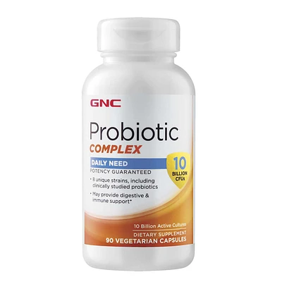 GNC Probiotic Complex Daily Need - 10 Billion Cfus 90 Capsules (90 Servings)