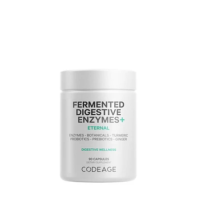 Codeage Fermented Digestive Enzymes with Probiotics & Prebiotics Vegan - 90 Capsules (90 Servings)