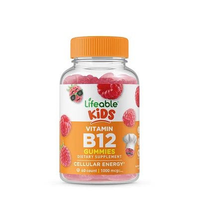 Lifeable Kids Vitamin B12 - 60 Gummies (30 Servings)