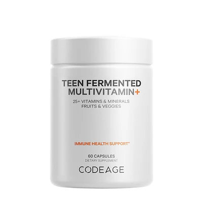 Codeage Teen Fermented Vegan Multivitamin - 60 Capsules (30 Servings)