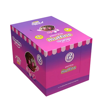 Alpha Prime Protein Mini Muffins - Chocolate Fudge (12 Packs)