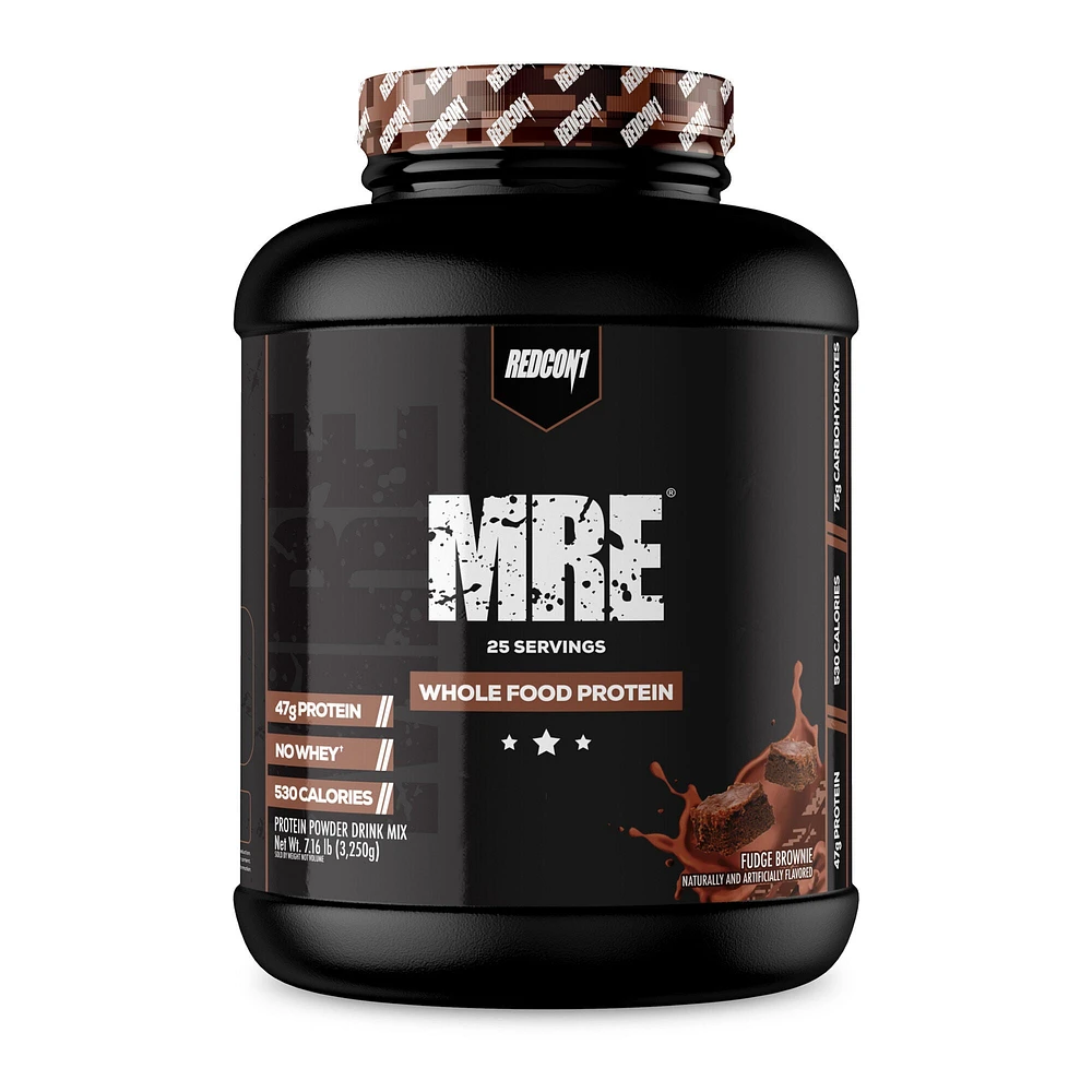 REDCON1 Mre Meal Replacement - Fudge Brownie (30 Servings) 25 Servings