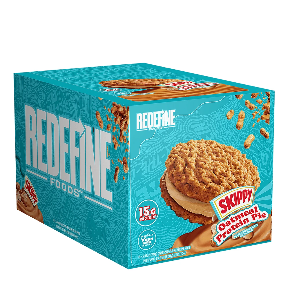 Redefine Foods Skippy Oatmeal Protein Pie - Peanut Butter (8 Pies)