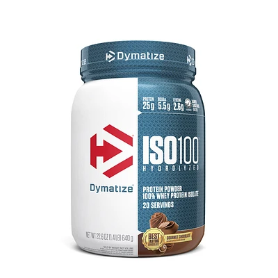 Dymatize Iso100 Hydrolyzed - Gourmet Chocolate (20 Servings) 1.4 lbs.