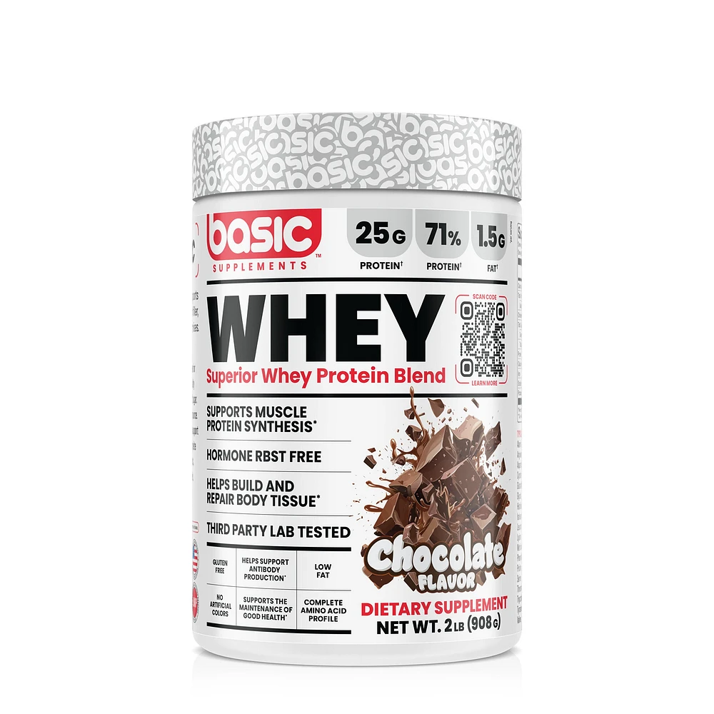 Basic Supplements Whey Protein Blend - Chocolate (27 Servings)