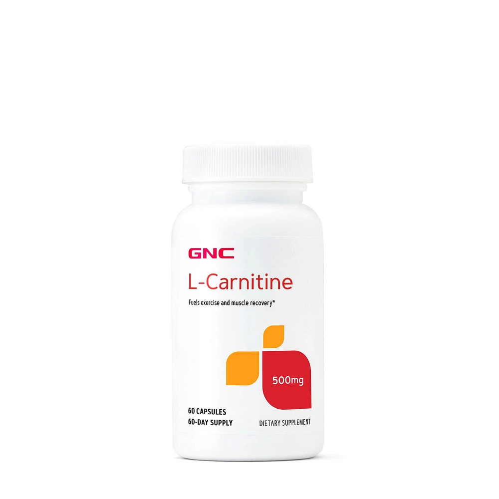 GNC L-Carnitine 500 Mg - 60 Count (60 Servings)