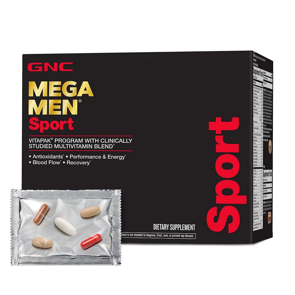 GNC Mega Men Sport Vitapak Program (30 Servings) Healthy - 30 Packs