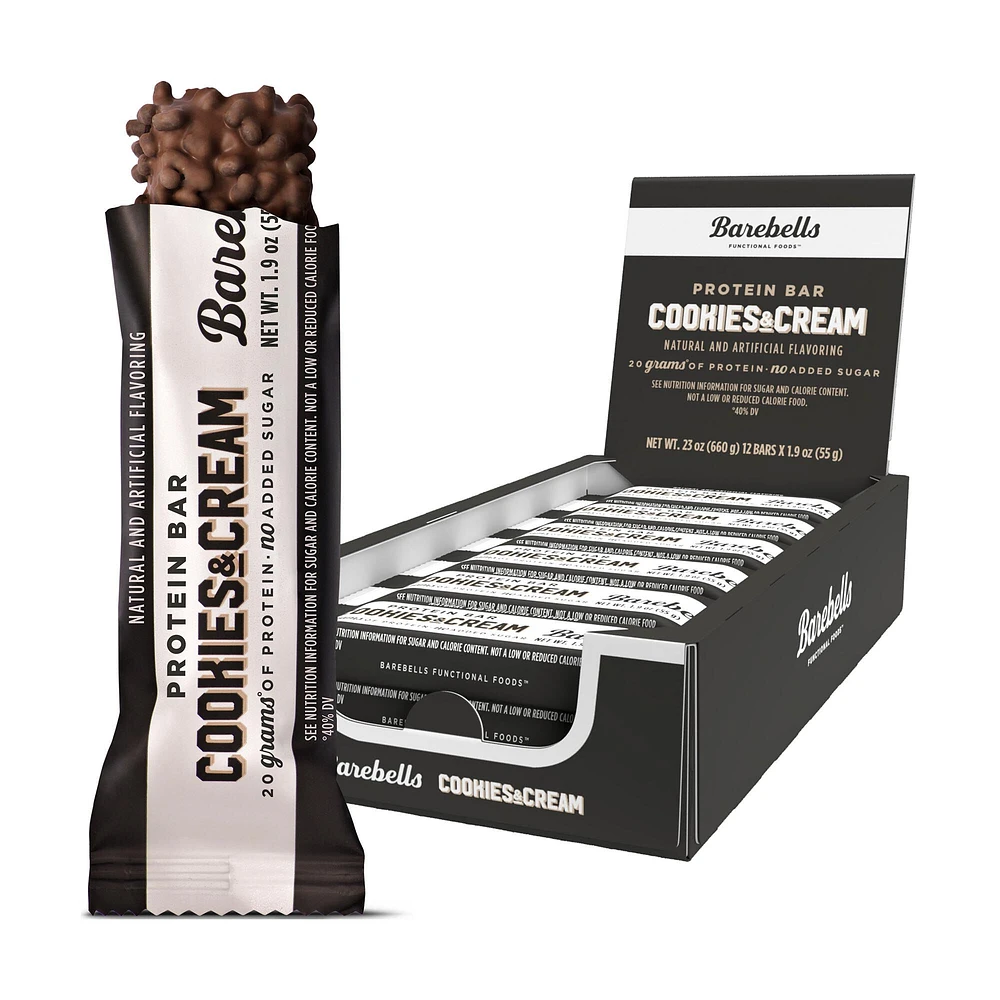 Barebells Protein Bar - Cookies & Cream (12 Bars)