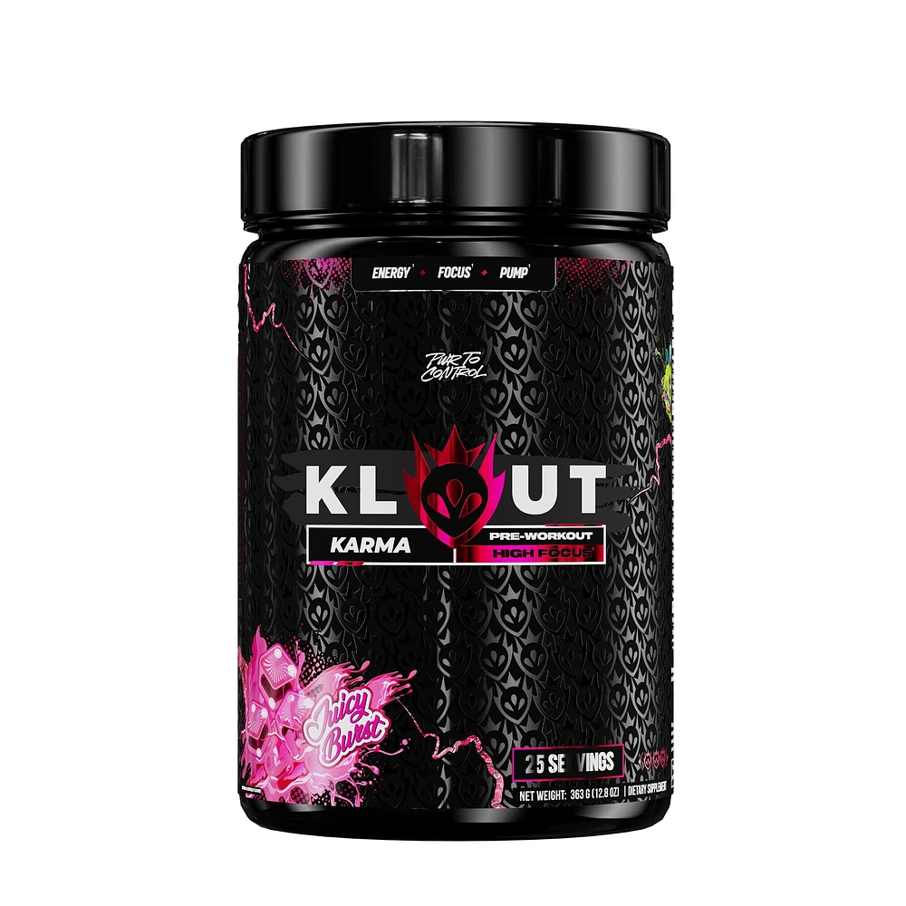 Klout Karma - Pre-Workout Juicy Burst (25 Servings)