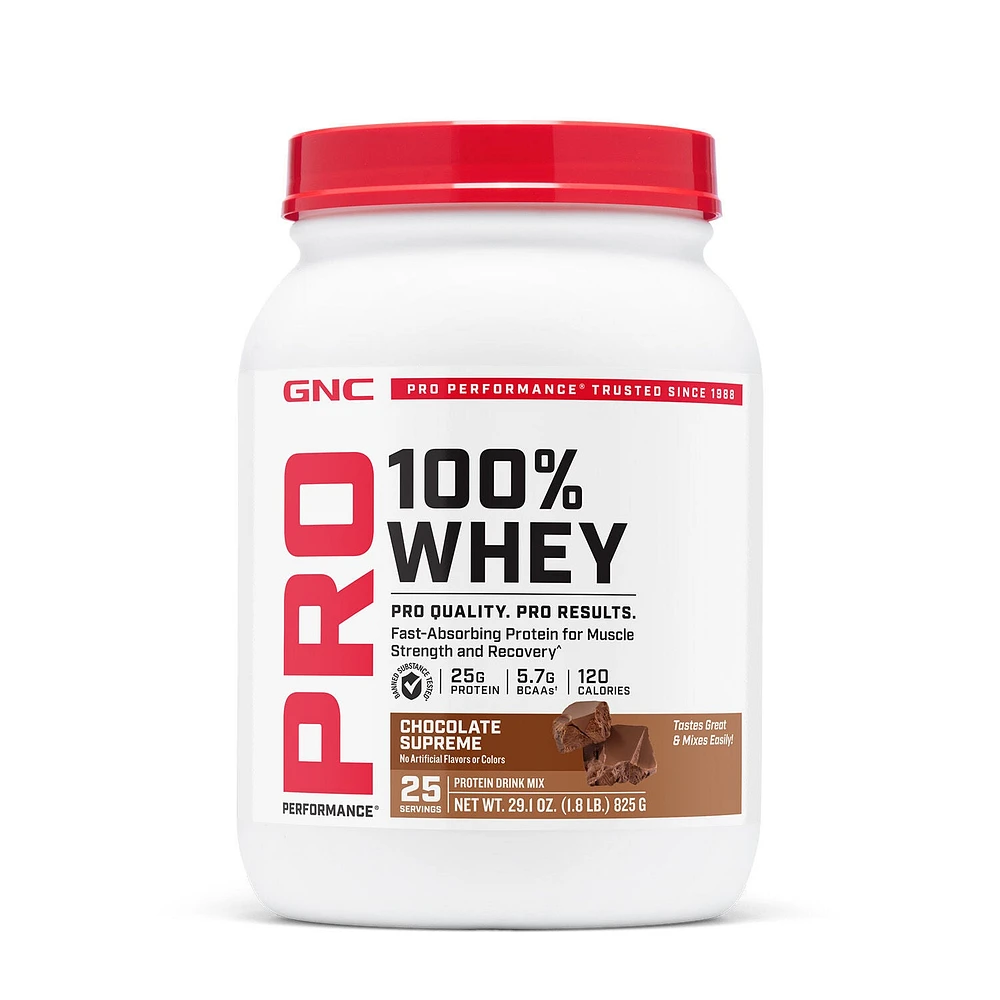 GNC Pro Performance 100% Whey Protein 2.0 Gluten-Free