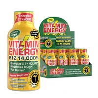 Vitamin Energy B12 14,000% - Mango 12 Bottles