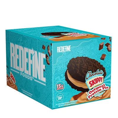 Redefine Foods Skippy Oatmeal Protein Pie - Chocolate (8 Pies)