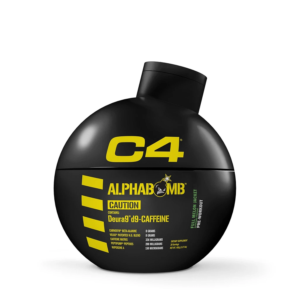 Cellucor C4 Alpha Bomb Pre-Workout - Full Melon Jacket (20 Servings)