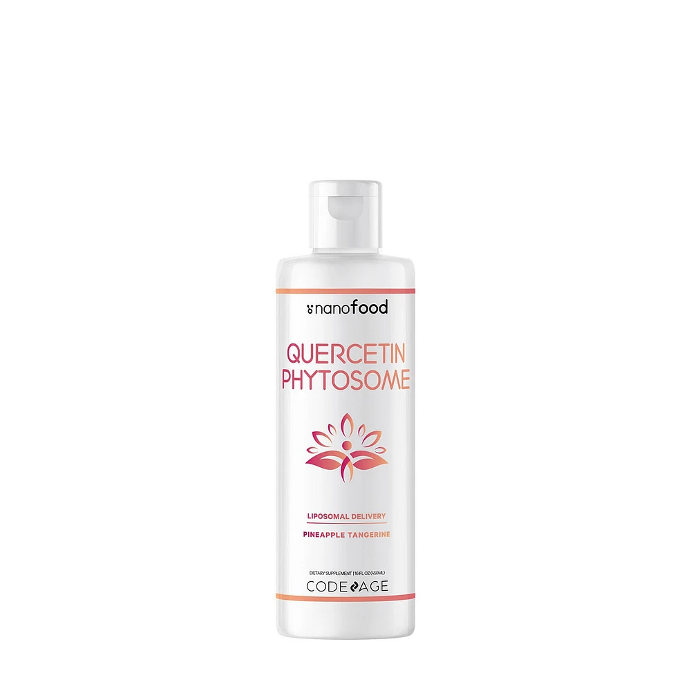 Codeage Nanofood Liposomal Quercetin Phytosome & Vitamin E Liquid - 14 Oz. (90 Servings)