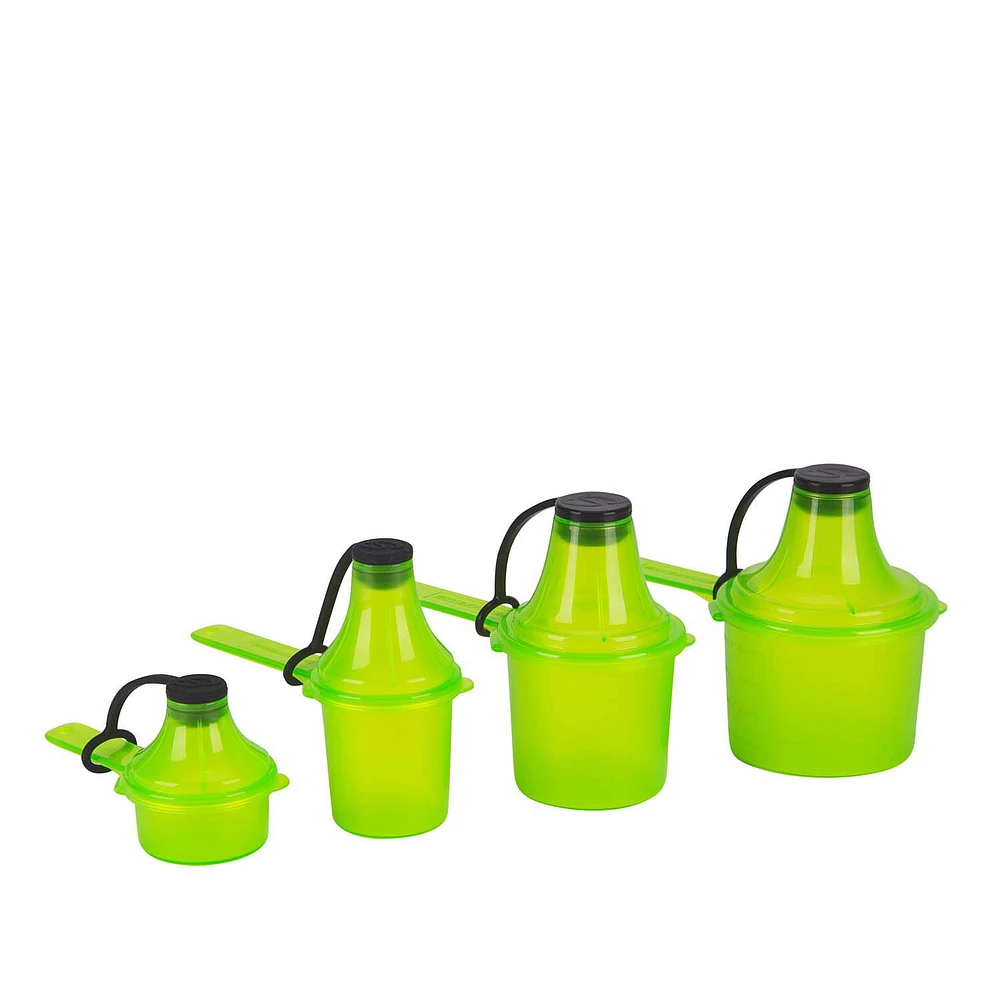 The Scoopie On-The-Go Scoop Funnel - Green 4 Pack