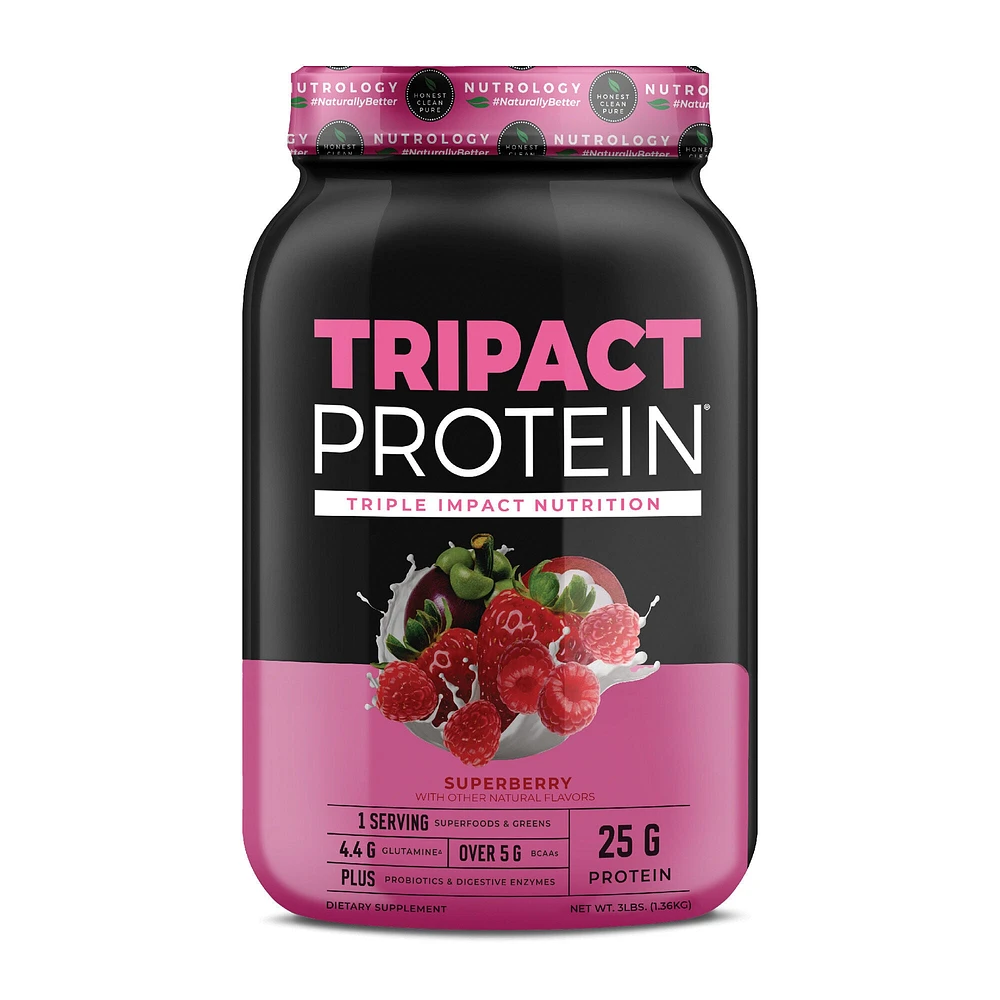 NDS Nutrition Tripact Protein Beta Glucan - Superberry (40 Servings)
