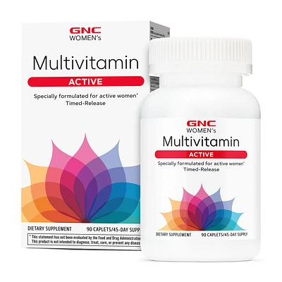 GNC Women's Active Multivitamin Healthy - 90 Caplets (45 Servings)