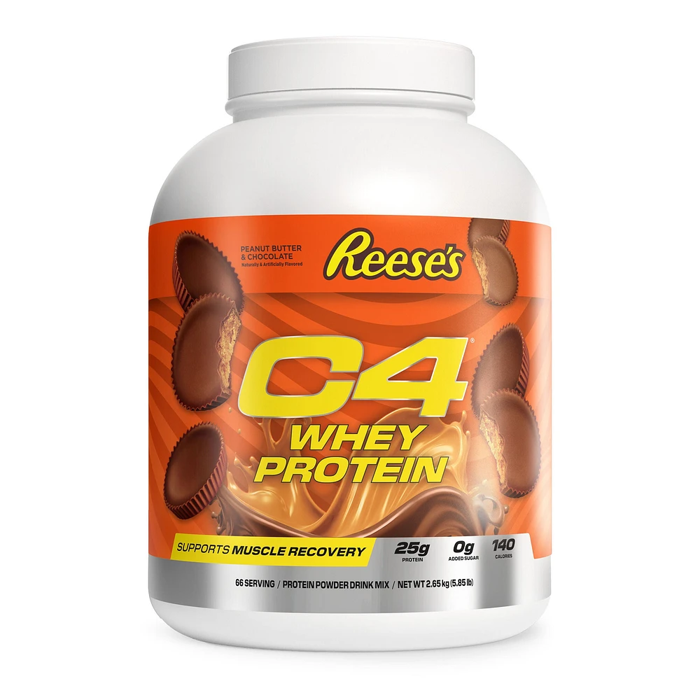 Cellucor C4 Whey Protein - Reese's Peanut Butter & Chocolate (66 Servings) 5lbs