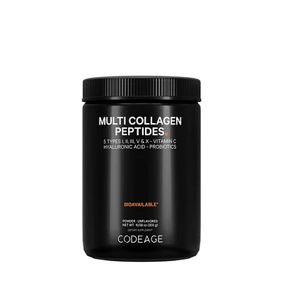 Codeage Multi Collagen Black Edition with Probiotics - 10.58 Oz. (30 Servings)