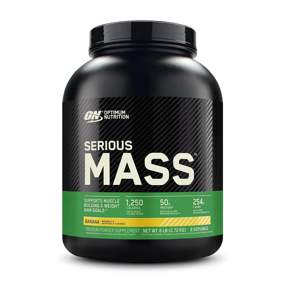 Optimum Nutrition Serious Mass - Banana (8 Servings) 6 lbs.