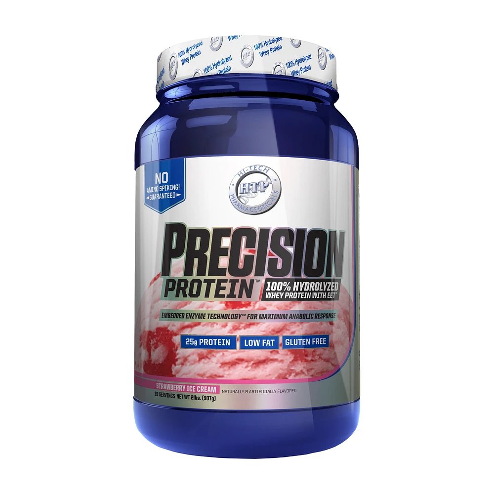 Hi-Tech Pharm Precision Protein - Strawberry Ice Cream (28 Servings) 2 lbs