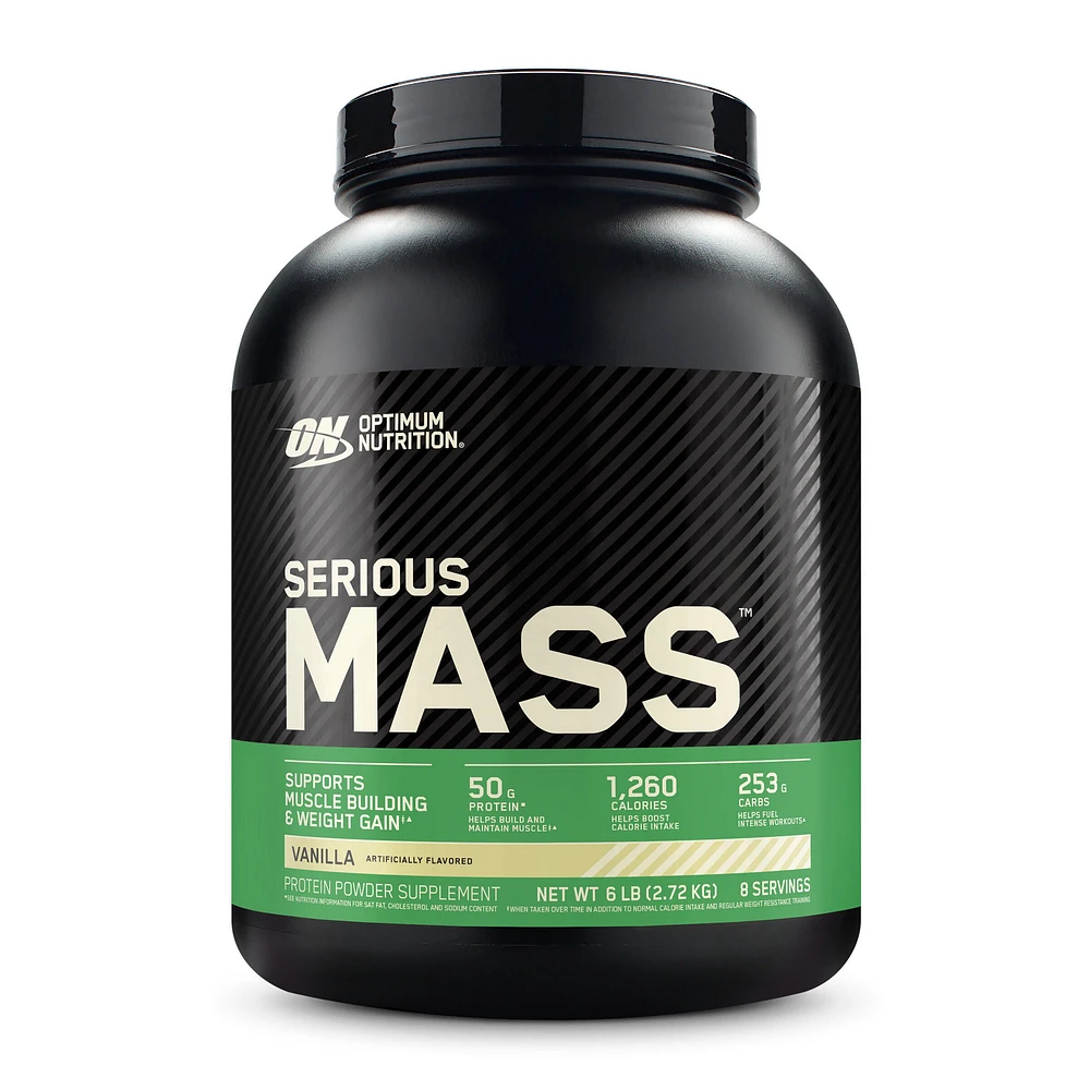 Optimum Nutrition Serious Mass - Vanilla (8 Servings) 6 lbs.