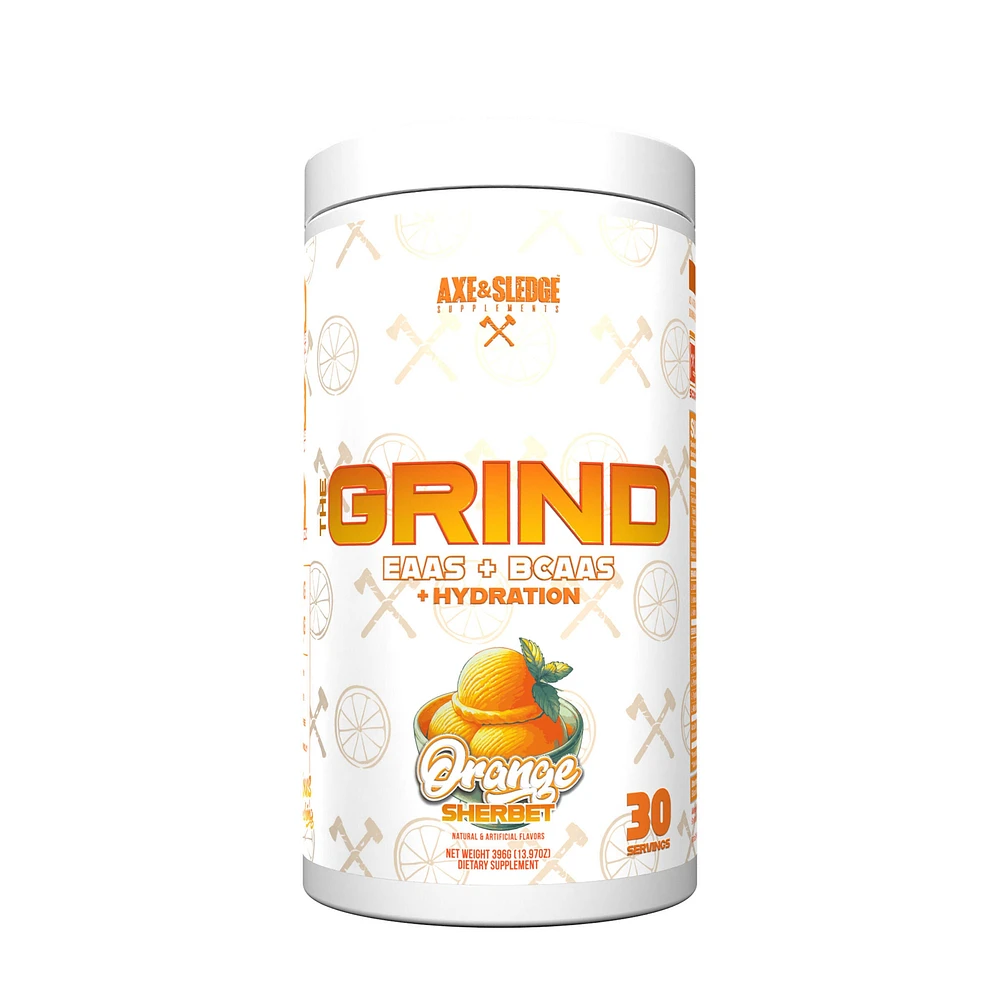Axe & Sledge Supplements the Grind V2 Gluten-Free - Orange Sherbet (30 Servings)