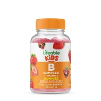 Lifeable Kids B Complex and Vitamin C - 60 Gummies (60 Servings)