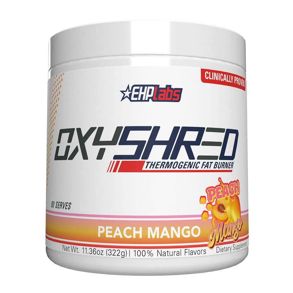 OxyShred 60 Servings - Peach Mango Thermogenic Fat Burner