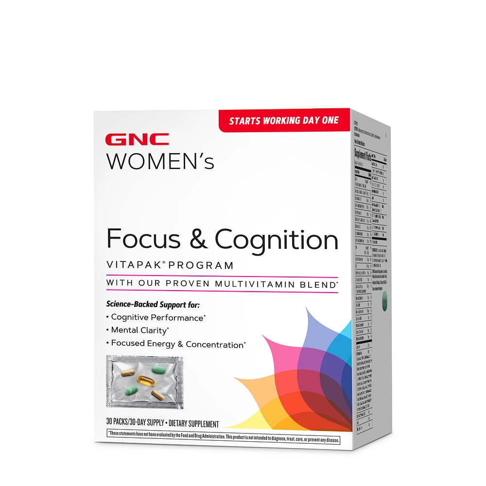 GNC Women's Focus & Vitapak Program (30 Servings)