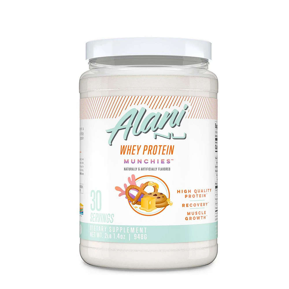 Alani Nu Whey Protein Powder - Munchies (30 Servings)