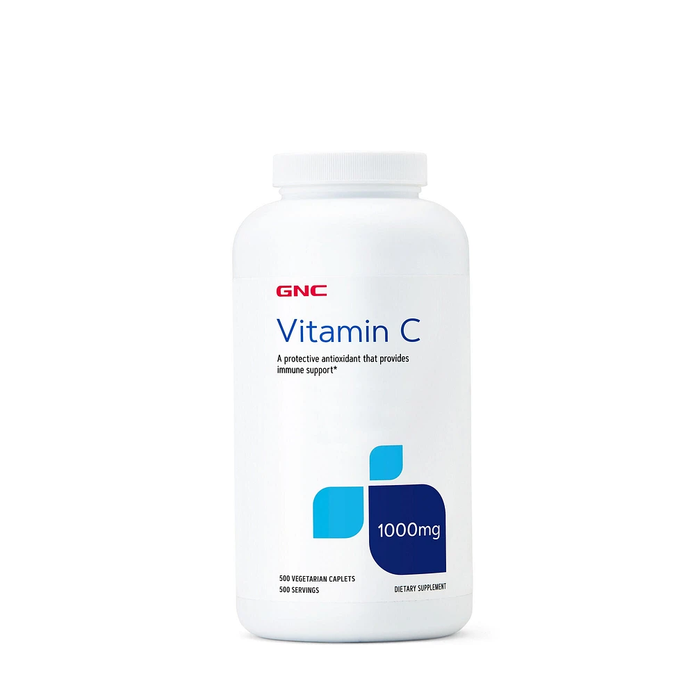 GNC Vitamin C 1000 Mg - 500 Caplets (500 Servings)