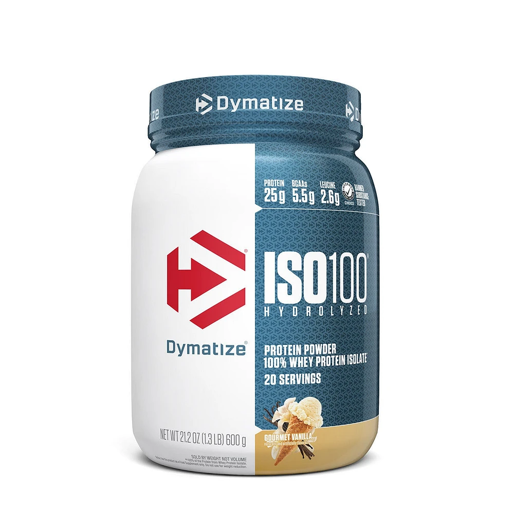 Dymatize Iso100 Hydrolyzed - Gourmet Vanilla (20 Servings) 1.4 lbs.