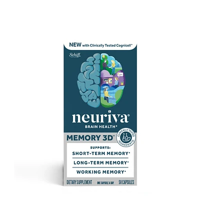 Neuriva Brain Health Memory 3D Healthy - 30 Capsules (30 Servings)
